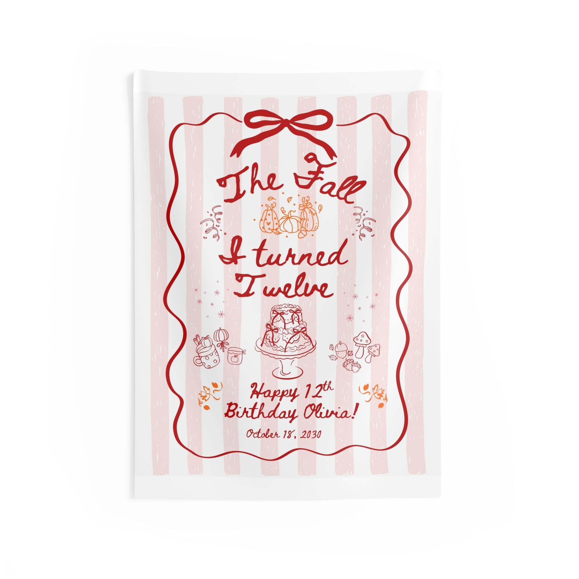 Whimsical Design Birthday Banner Decoration