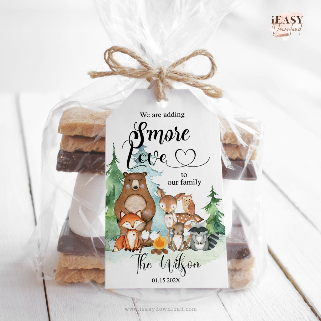 We are adding Smore Love Baby Shower Favor Gift Tags