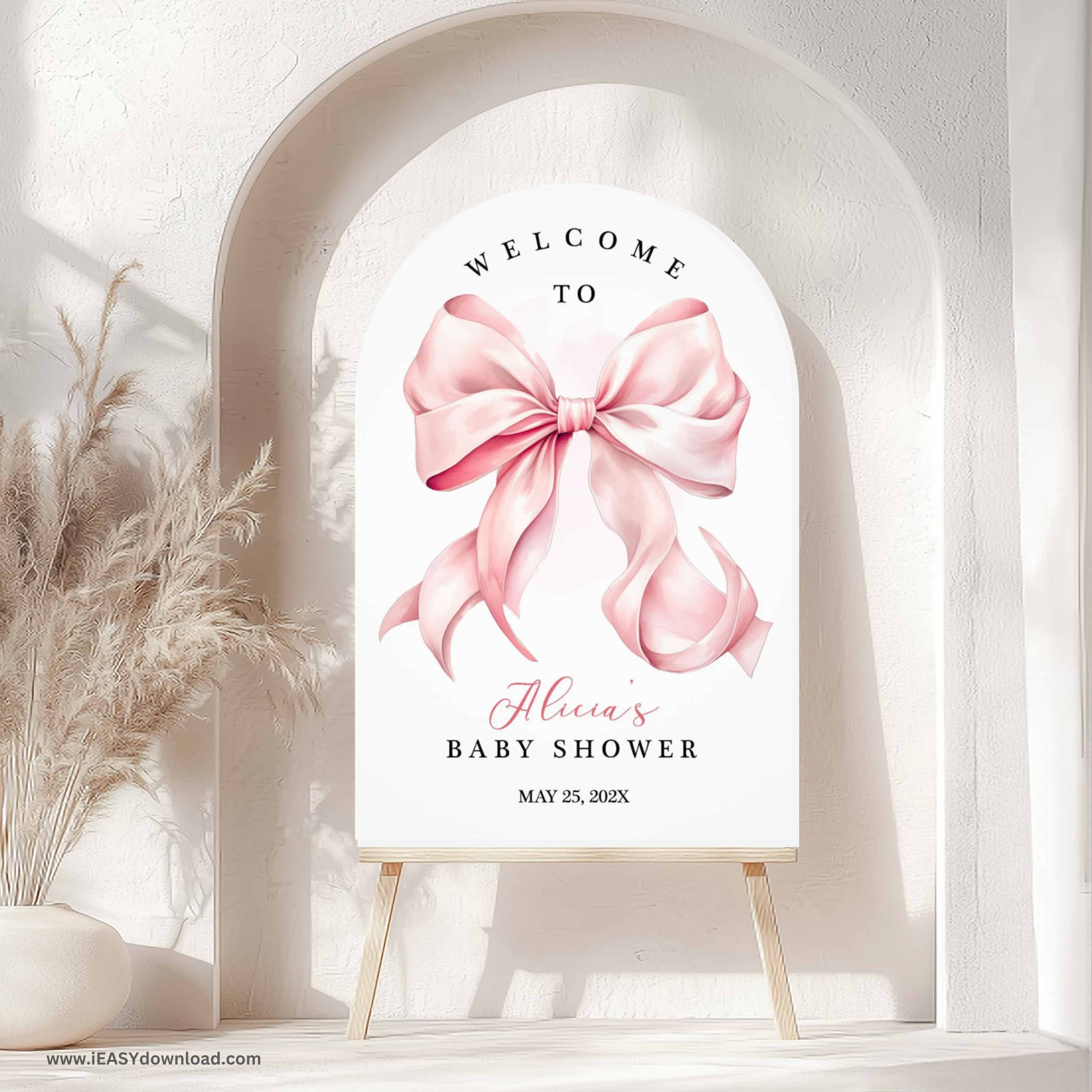 Baby Shower Welcome Sign Foam Board