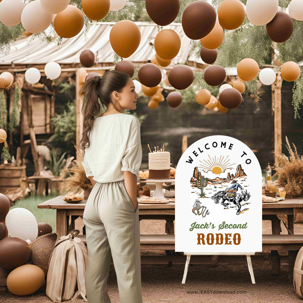 First Cowboy Birthday Party Decoration 