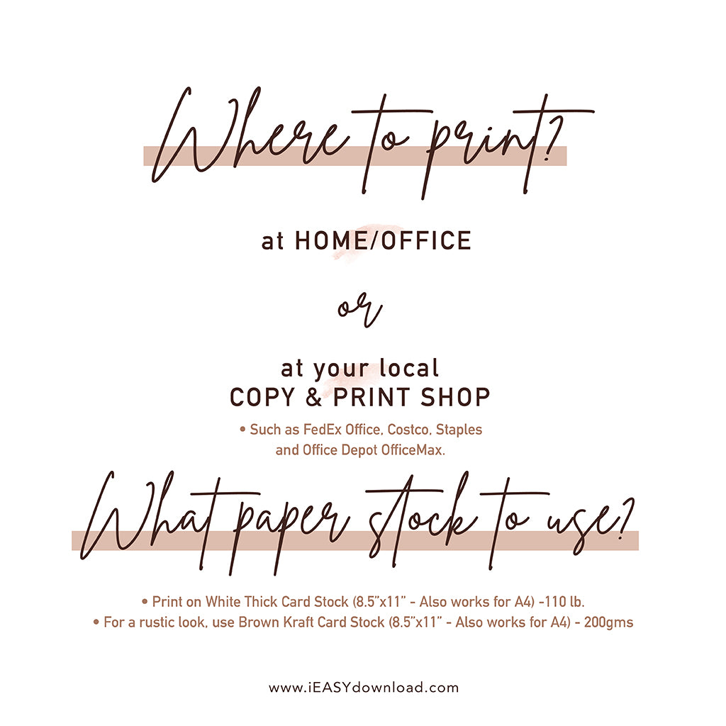 print on white paper thick stock thank you tags ideas
