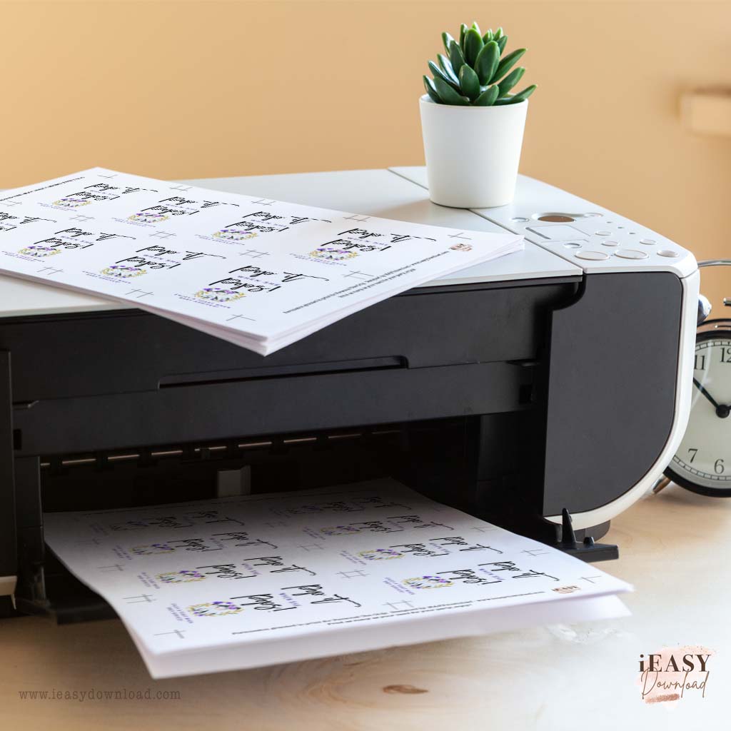 Free printable Cow Baby Shower Tag_Print at home