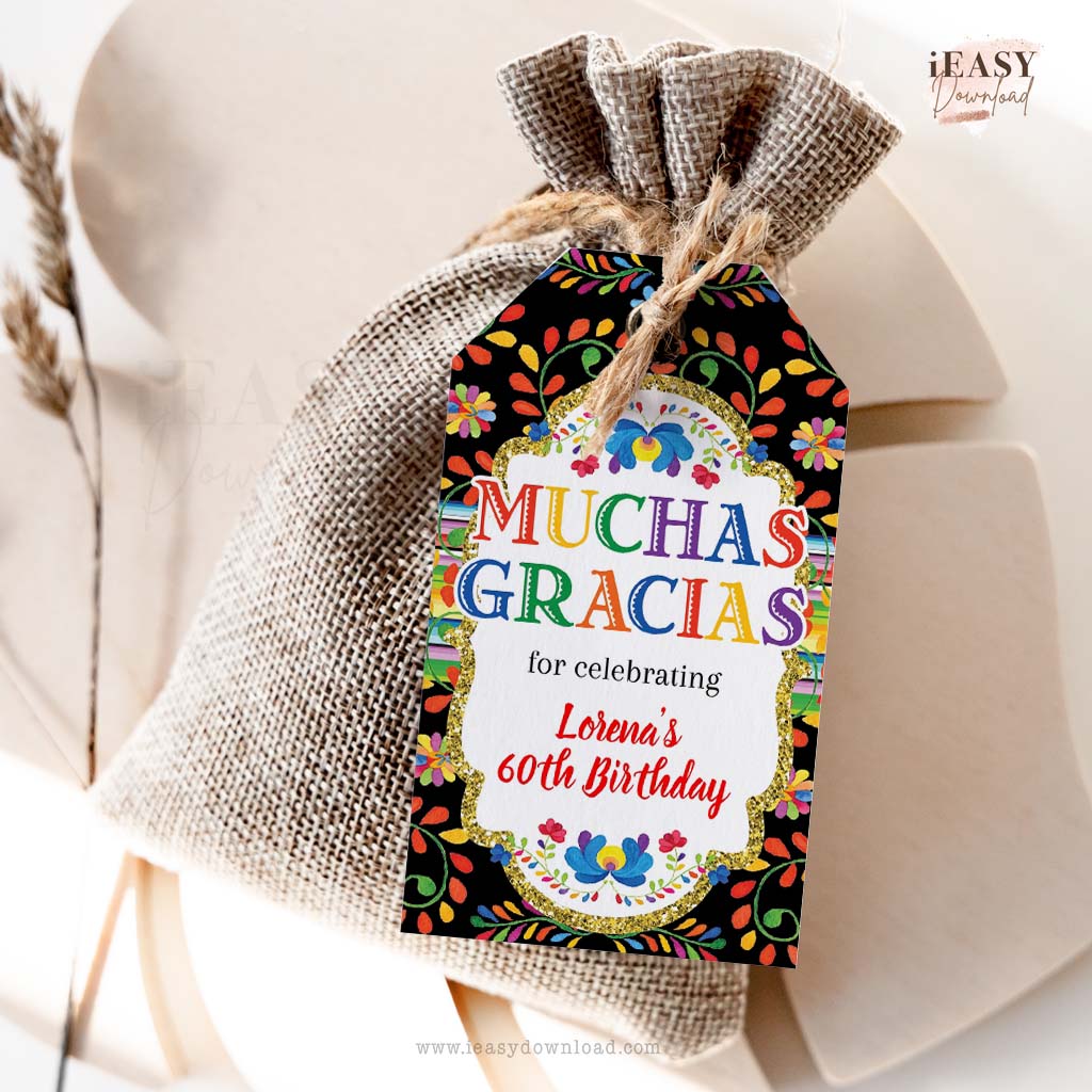 personalise your own Fiesta Favor Tag from your own web browser
