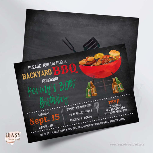 birthday bbq invitation wording